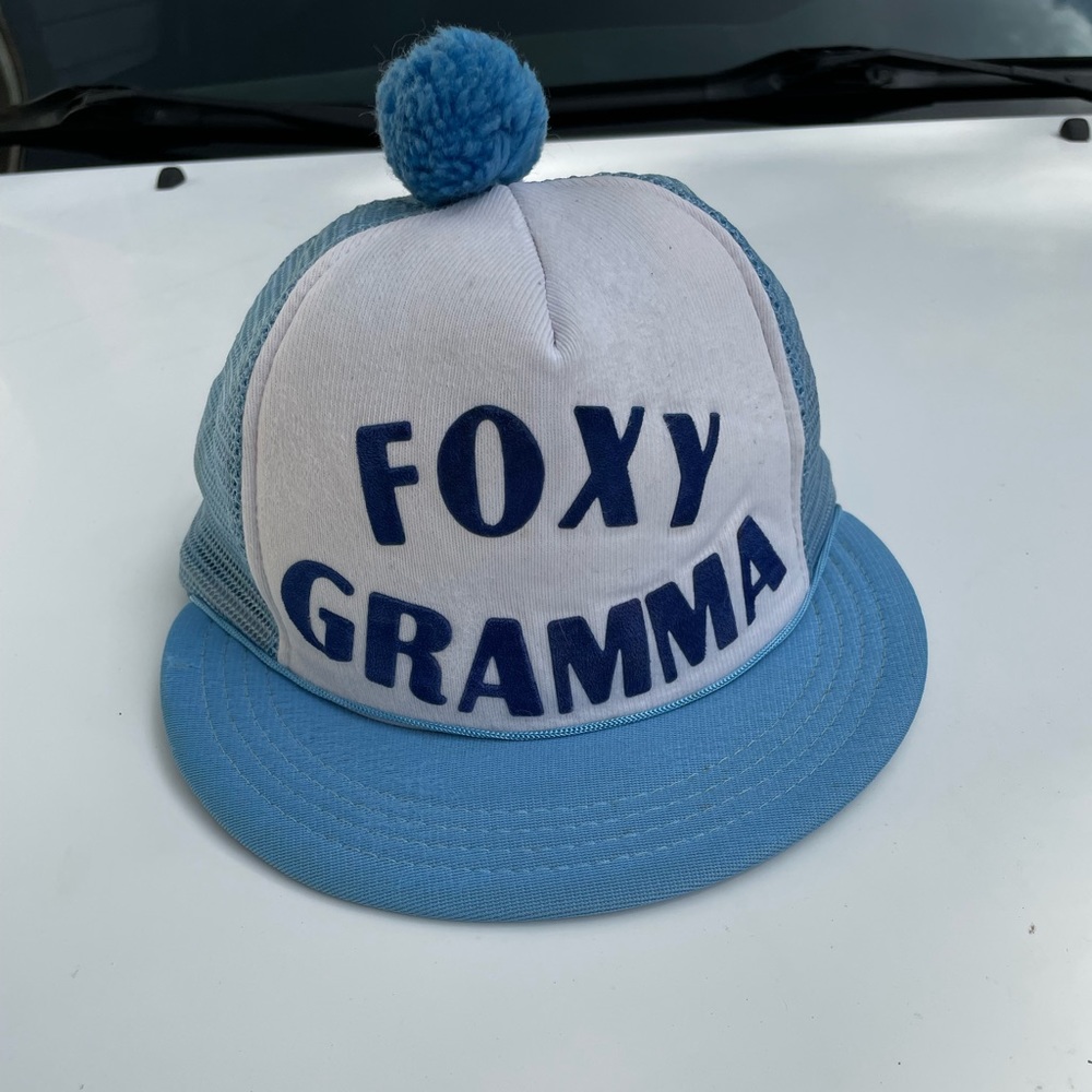 Vintage Foxy Gramma Trucker Hat